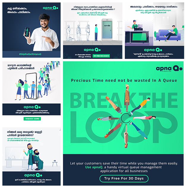 Casestudy Collage ApnaQ
