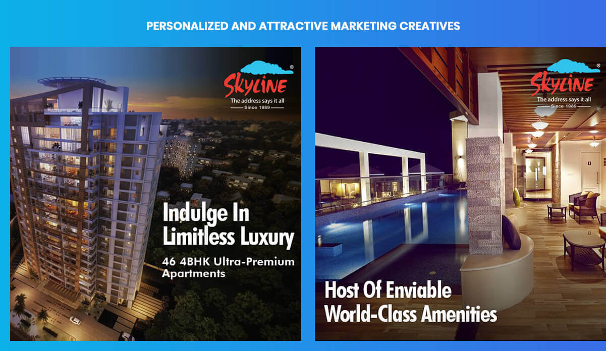 Skyline marketing creatives