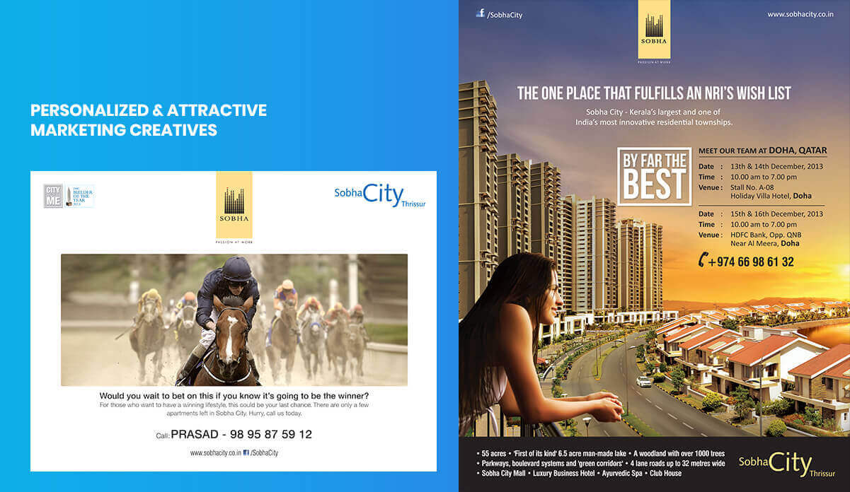 Marketing Creative of Sobha City Thrissur