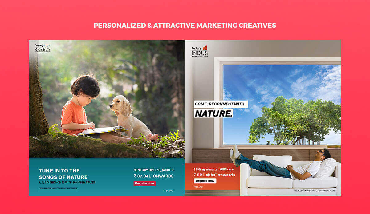 Marketing Creative for Century Breeze and Indus