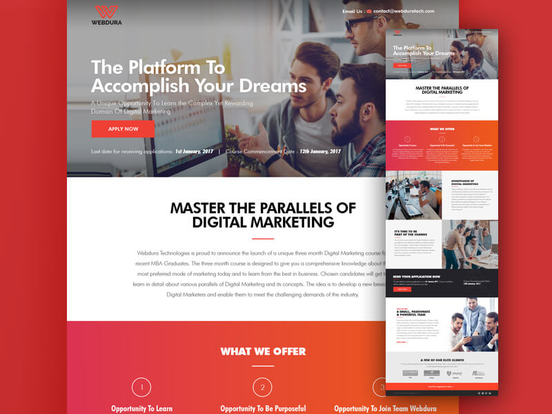 Webdura Website Image