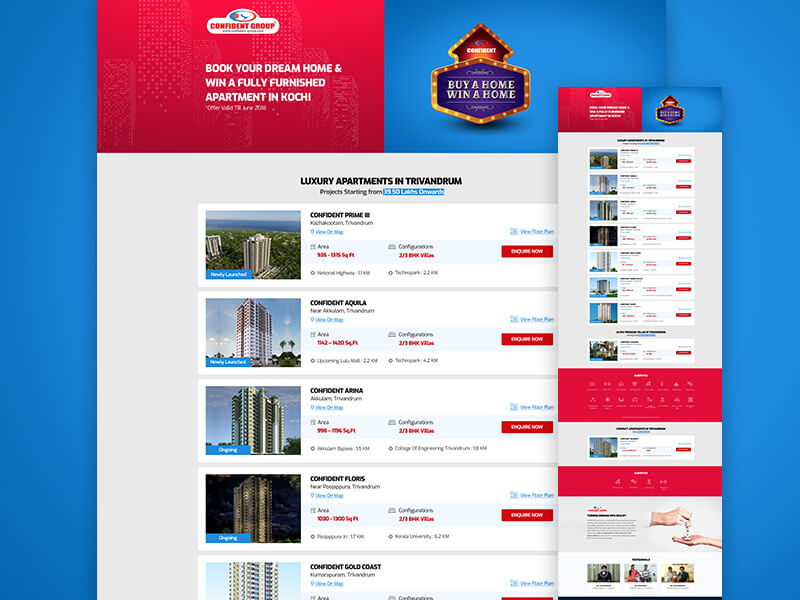 Confident Group Listing Page View