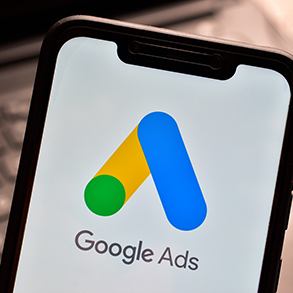 Google Ads Logo on Mobile